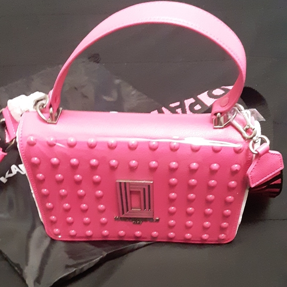 Karl Lagerfeld Paris Simone Raspberry Crossbody bag - Picture 3 of 7